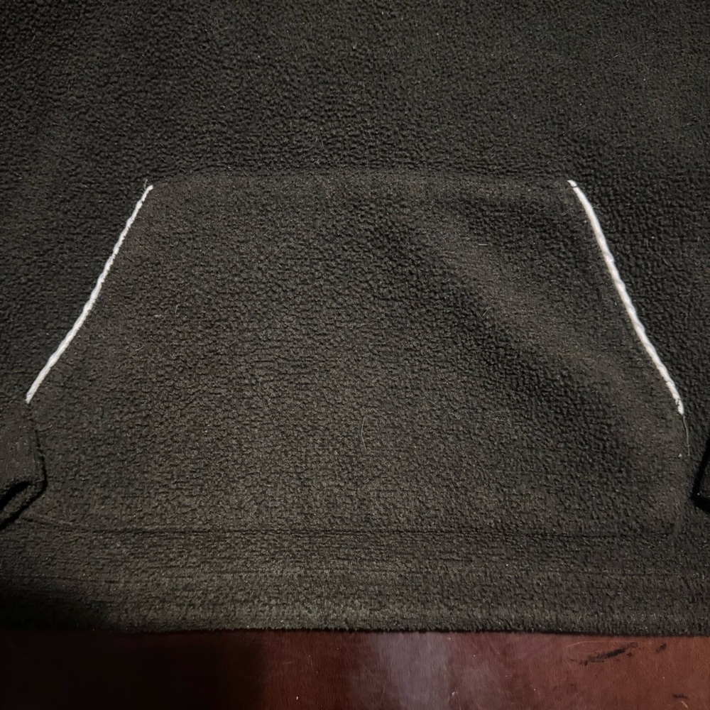 Aeropostale Aero Tec Fleece Quarter Zip Pullover Sweater Green/White Boys XL - Picture 3 of 15